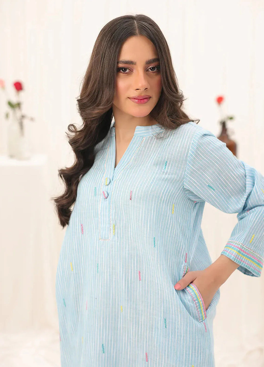 Zlooms Pret Poly Silk Kurti ZL25-C02-03