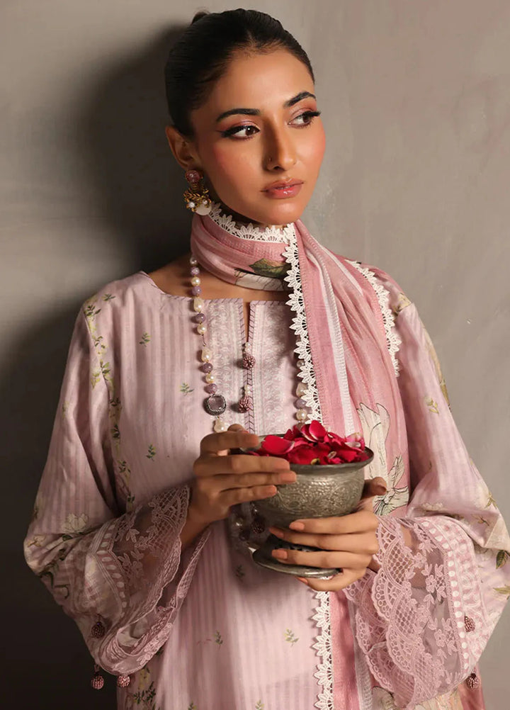 Zlooms Printed Dobby Cotton Suit Unstitched 3 Piece ZL25-C08-04 - Summer Collection