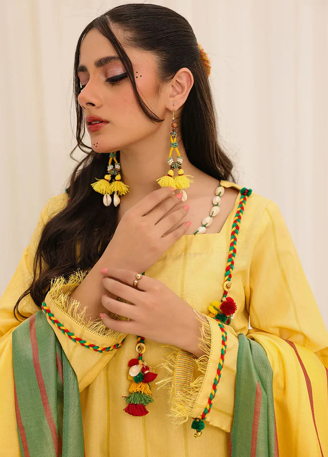 Zlooms Printed Yarn Dyed Suit Unstitched 3 Piece ZL25-C10-01 - Summer Collection