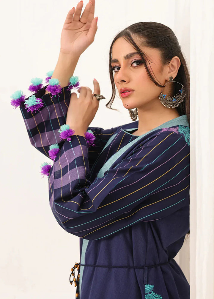 Zlooms Printed Yarn Dyed Suit Unstitched 3 Piece ZL25-C10-04 - Summer Collection