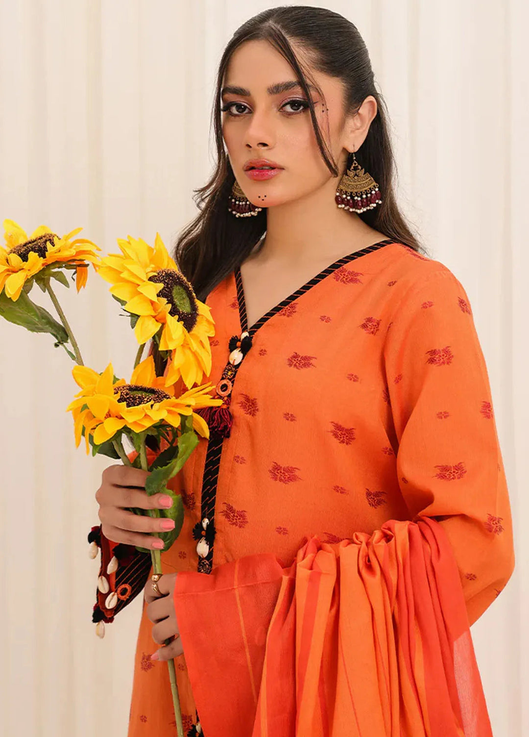 Zlooms Printed Yarn Dyed Suit Unstitched 3 Piece ZL25-C10-05 - Summer Collection