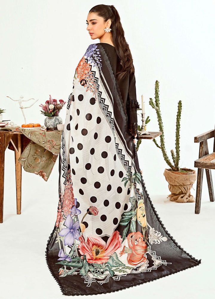 Zoella By Neeshay Embroidered Lawn Suit Unstitched 3 Piece NSH24Z Amara - Summer Collection