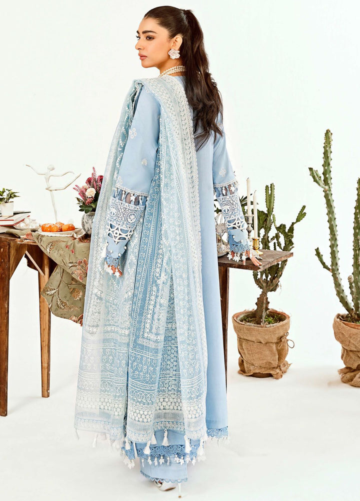 Zoella By Neeshay Embroidered Lawn Suit Unstitched 3 Piece NSH24Z Isla - Summer Collection