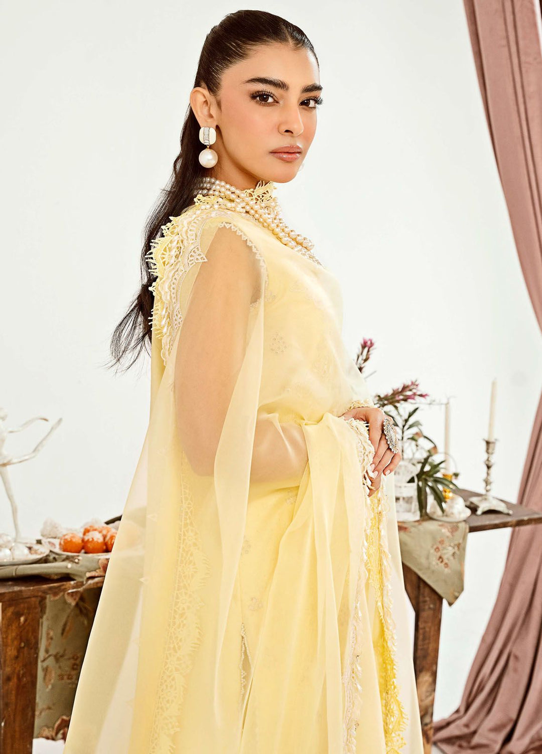 Zoella By Neeshay Embroidered Lawn Suit Unstitched 3 Piece NSH24Z Ophelia - Summer Collection