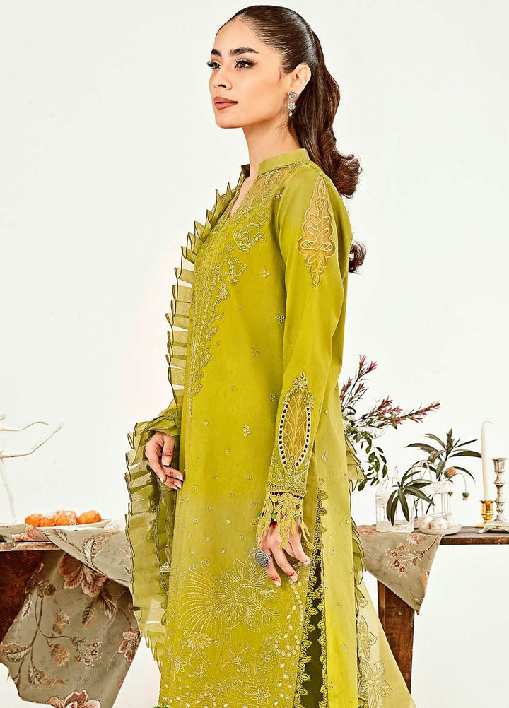 Zoella By Neeshay Embroidered Lawn Suit Unstitched 3 Piece NSH24Z Penelope - Summer Collection