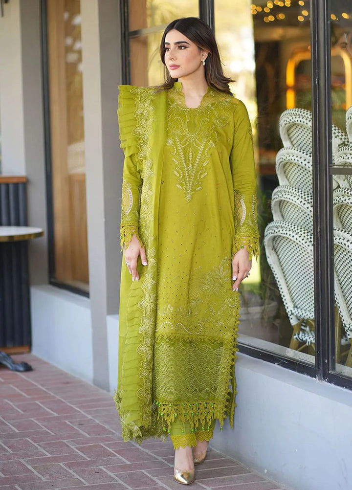 Zoella By Neeshay Embroidered Lawn Suit Unstitched 3 Piece NSH24Z Penelope - Summer Collection