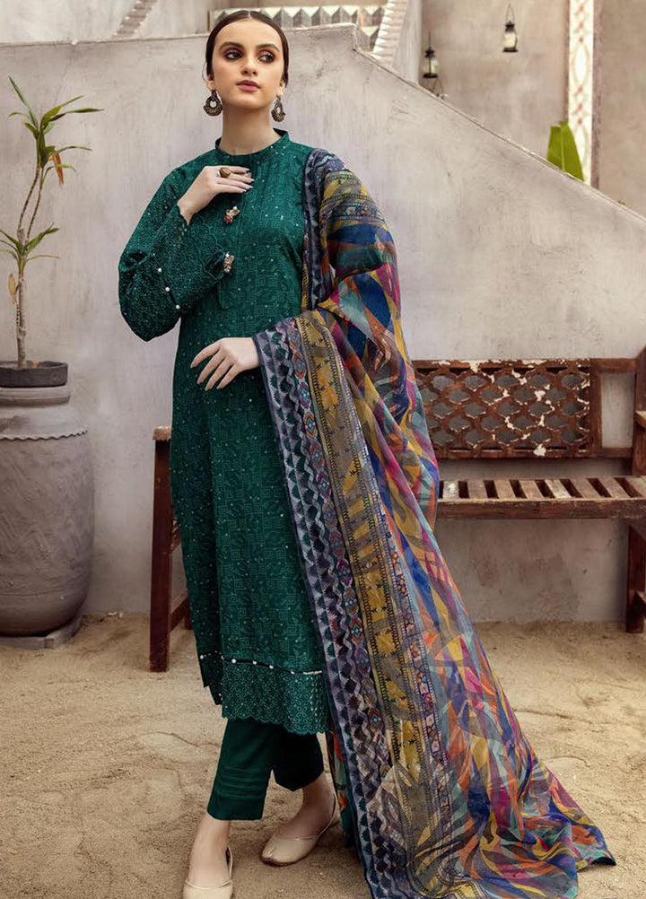 Zoha By Aalaya Embroidered Viscose Suits Unstitched 3 Piece ALY22ZC D3 - Winter Collection