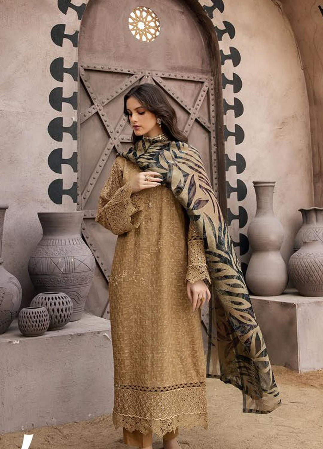 Zoha By Aalaya Embroidered Viscose Suits Unstitched 3 Piece ALY22ZC D4 - Winter Collection