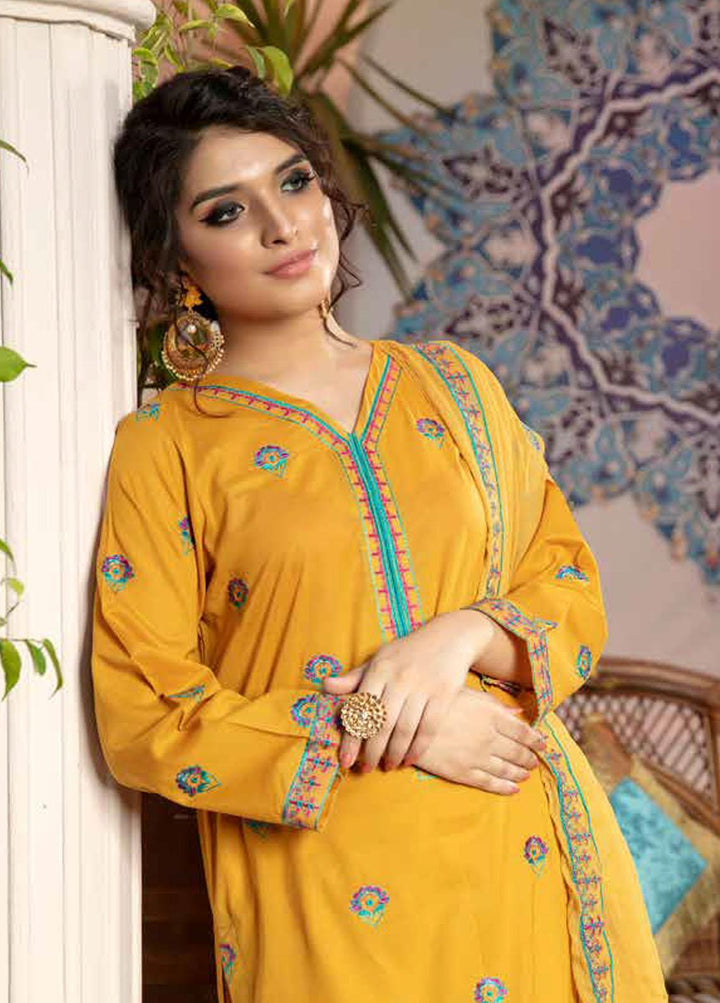 Zoha by Aymen Baloch Embroidered Lawn Suits Unstitched 3 Piece ZAB21FP 097 - Festive Collection