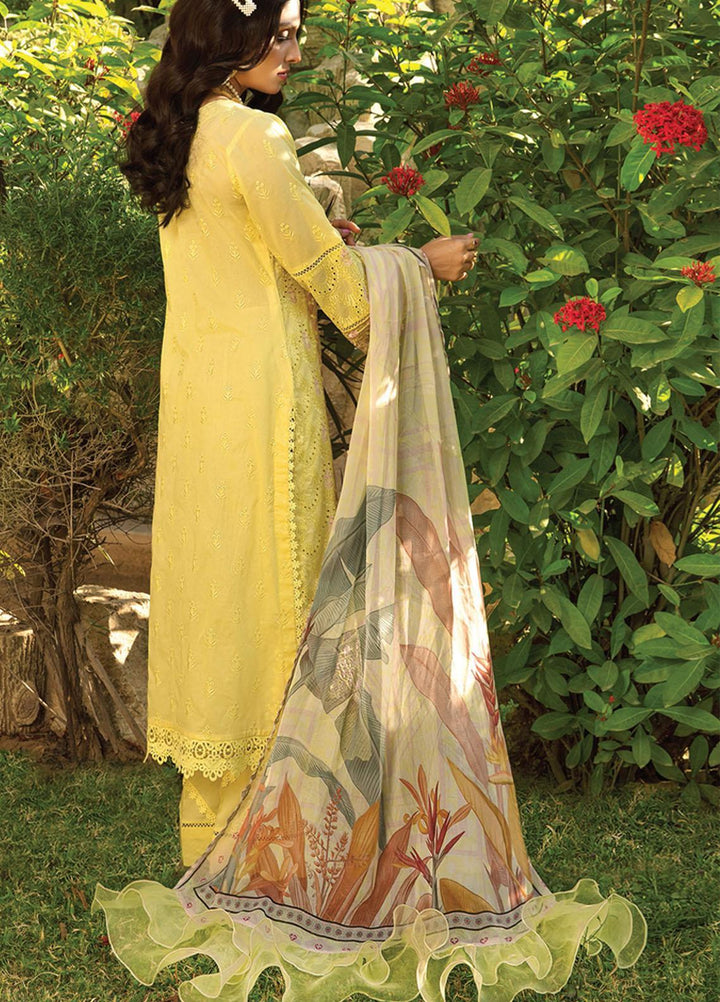 Zoha by Ansab Jahangir Embroidered Lawn Suits Unstitched 3 Piece ANJ21Z 01 Luana - Summer Collection