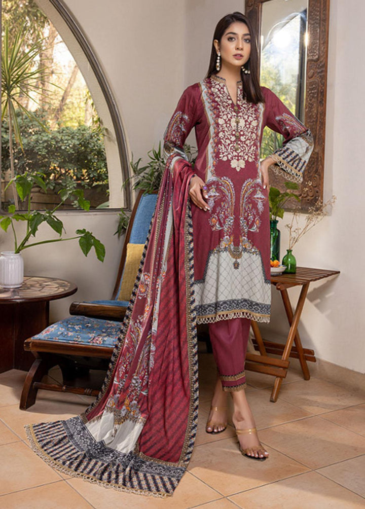 Zohra By ZS Textiles Embroidered Lawn Suits Unstitched 3 Piece ZS22Z 01 - Summer Collection