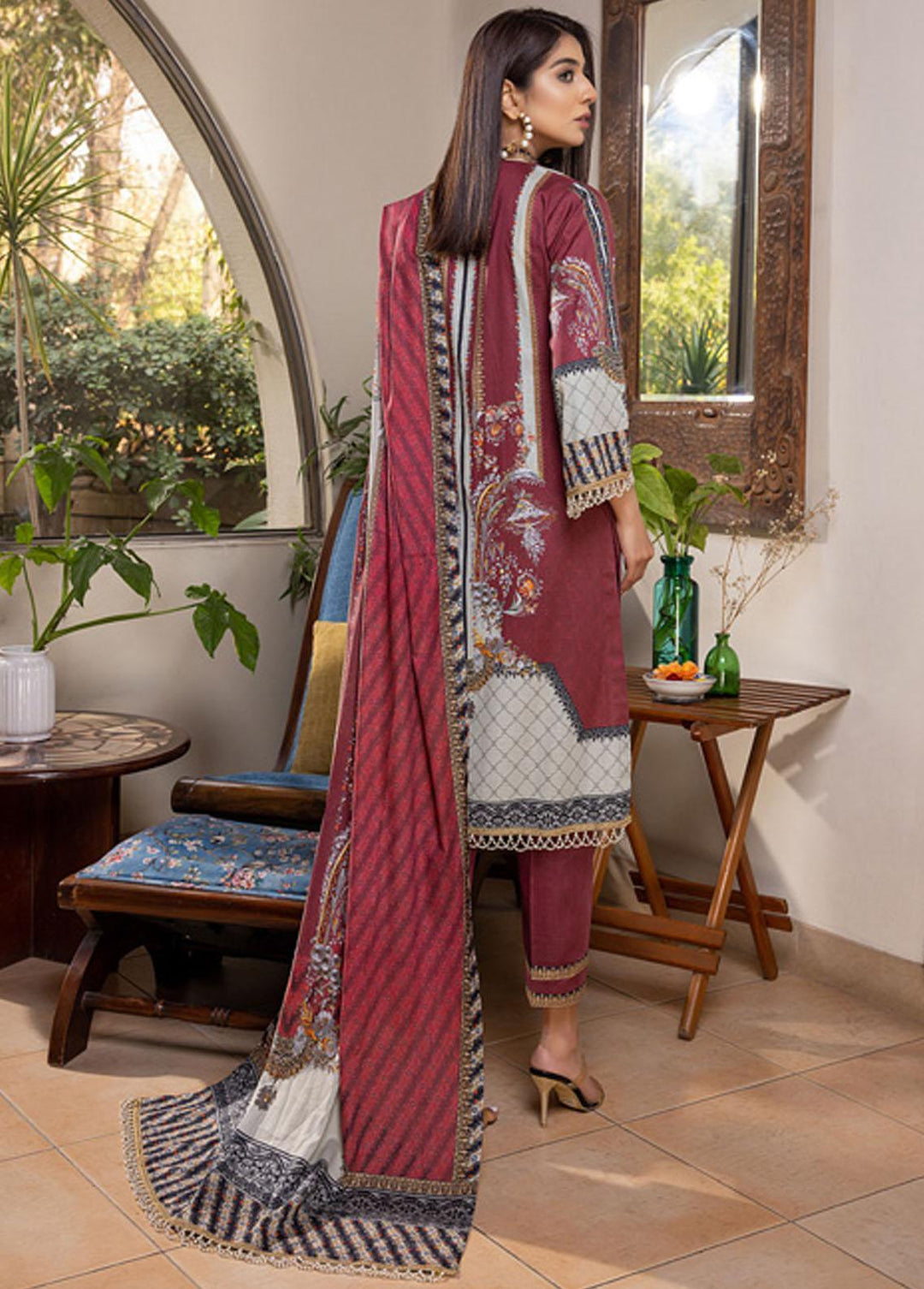 Zohra By ZS Textiles Embroidered Lawn Suits Unstitched 3 Piece ZS22Z 01 - Summer Collection