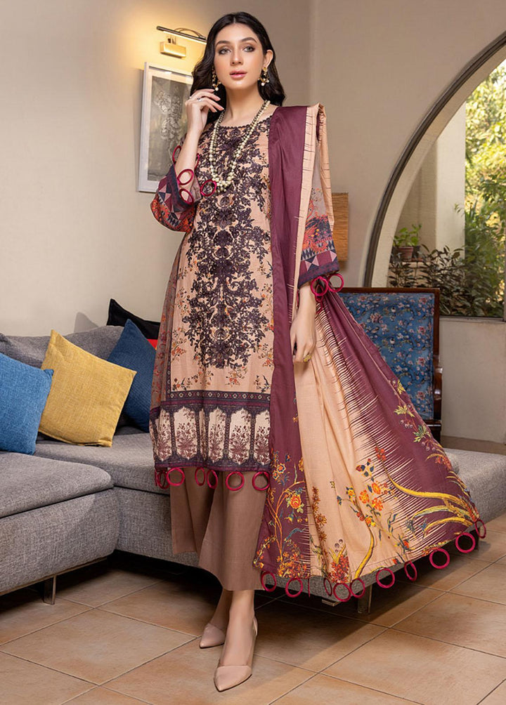 Zohra By ZS Textiles Embroidered Lawn Suits Unstitched 3 Piece ZS22Z 03 - Summer Collection