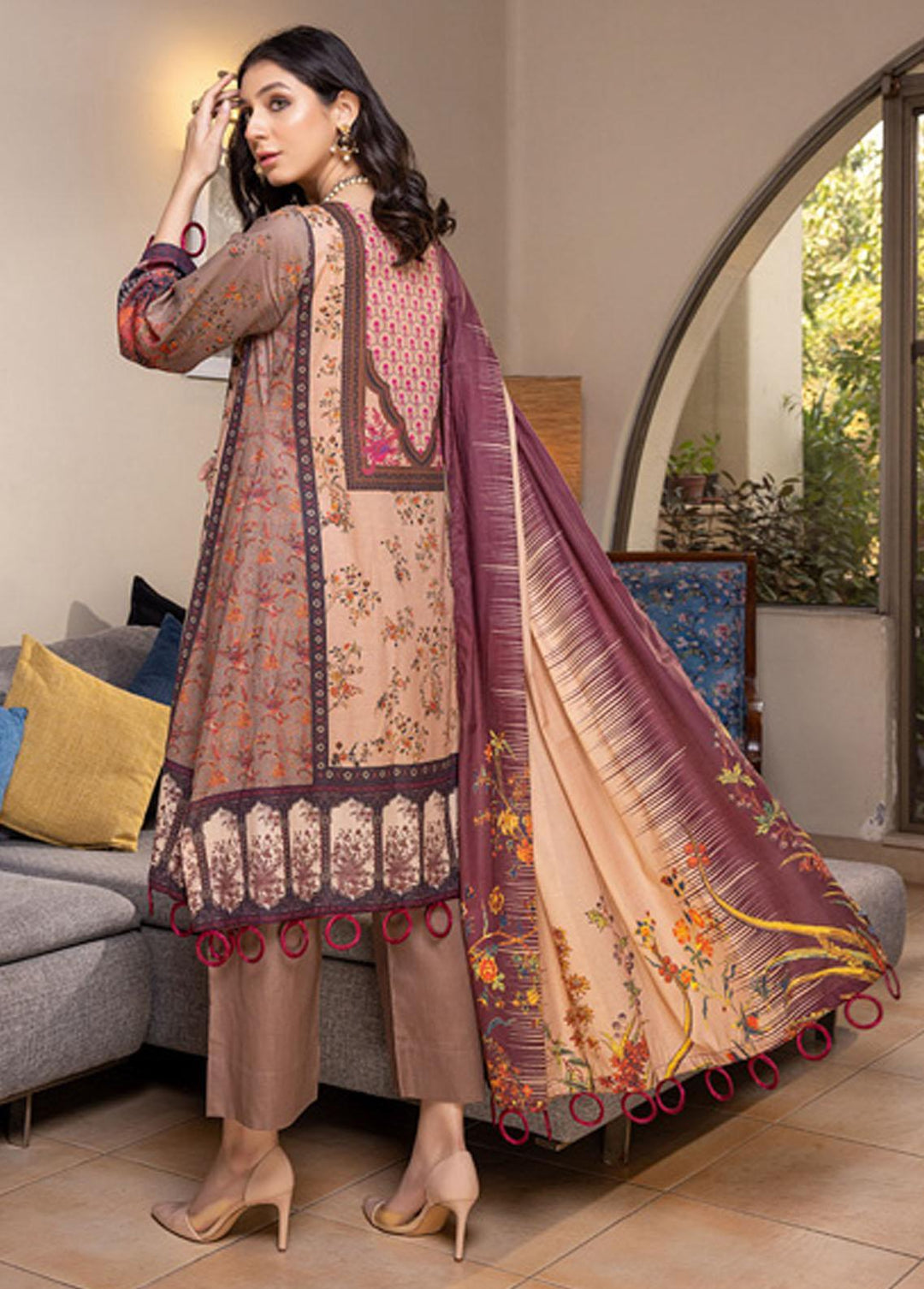 Zohra By ZS Textiles Embroidered Lawn Suits Unstitched 3 Piece ZS22Z 03 - Summer Collection