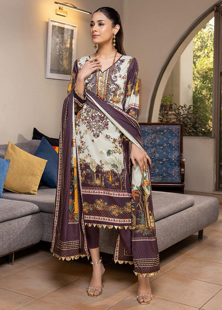 Zohra By ZS Textiles Embroidered Lawn Suits Unstitched 3 Piece ZS22Z 04 - Summer Collection