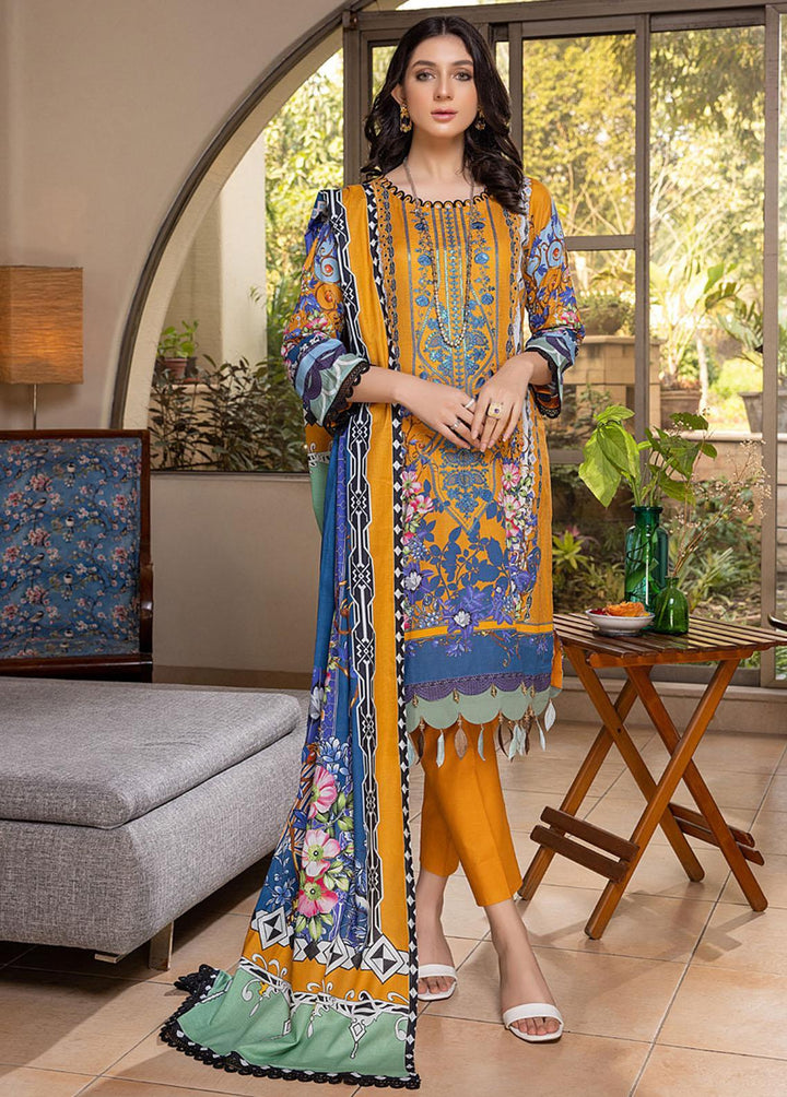 Zohra By ZS Textiles Embroidered Lawn Suits Unstitched 3 Piece ZS22Z 06 - Summer Collection