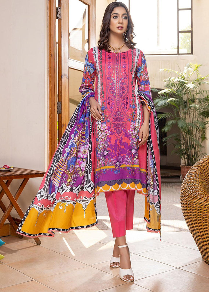 Zohra By ZS Textiles Embroidered Lawn Suits Unstitched 3 Piece ZS22Z 07 - Summer Collection