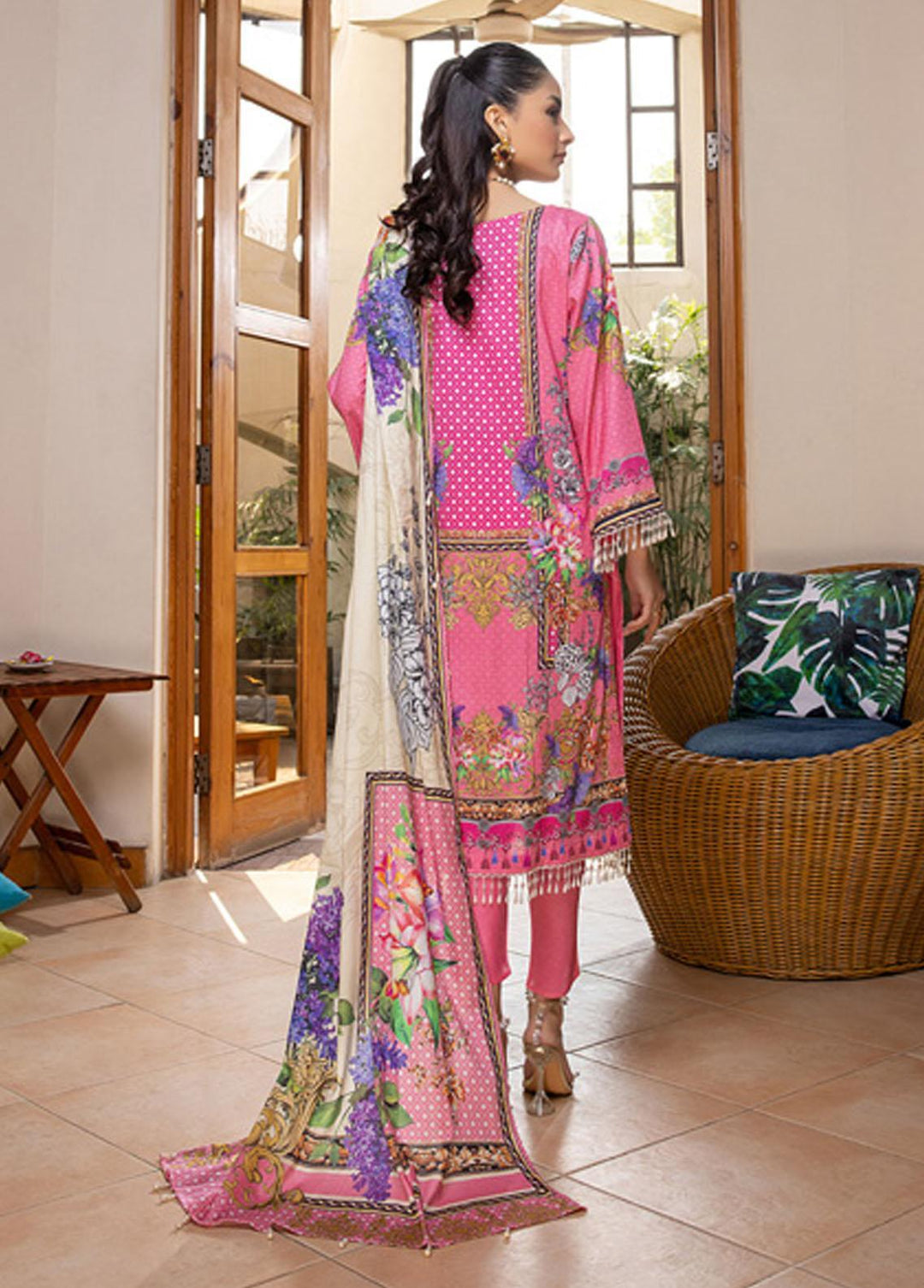 Zohra By ZS Textiles Embroidered Lawn Suits Unstitched 3 Piece ZS22Z 08 - Summer Collection