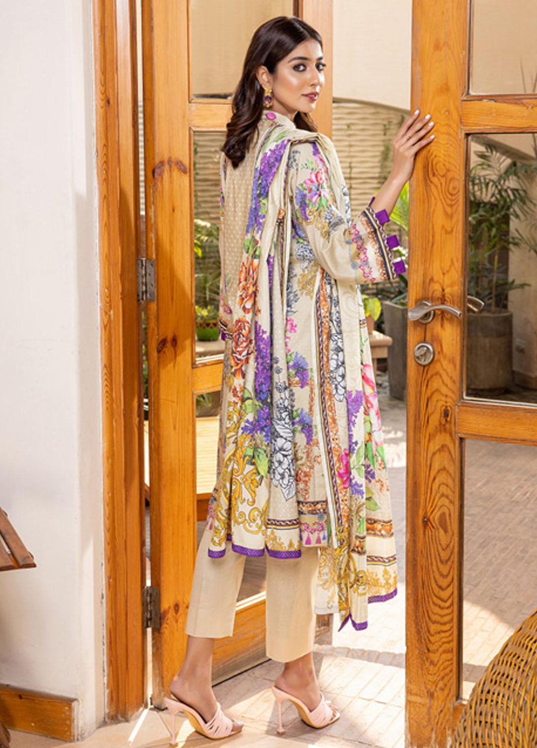 Zohra By ZS Textiles Embroidered Lawn Suits Unstitched 3 Piece ZS22Z 10 - Summer Collection