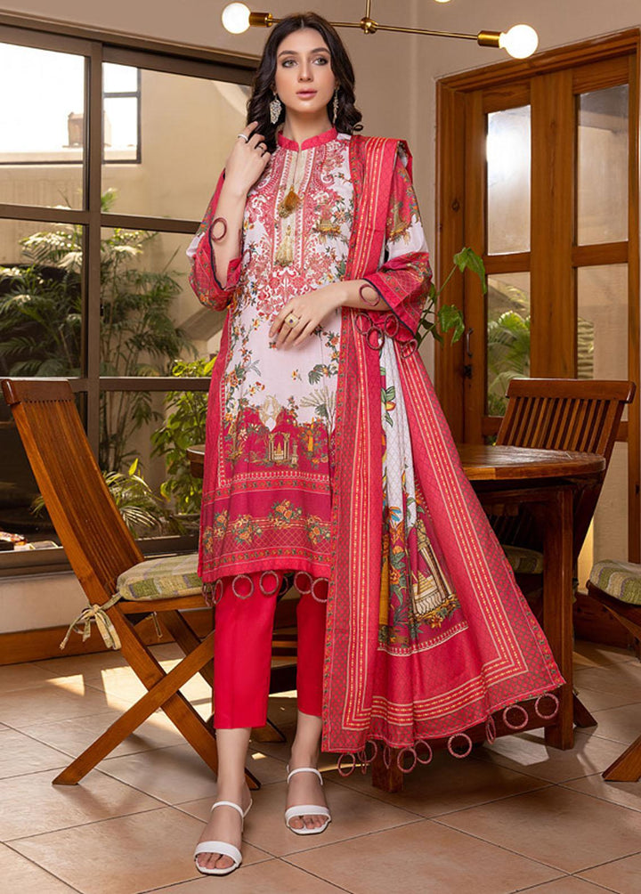 Zohra By ZS Textiles Embroidered Lawn Suits Unstitched 3 Piece ZS22Z 09 - Summer Collection