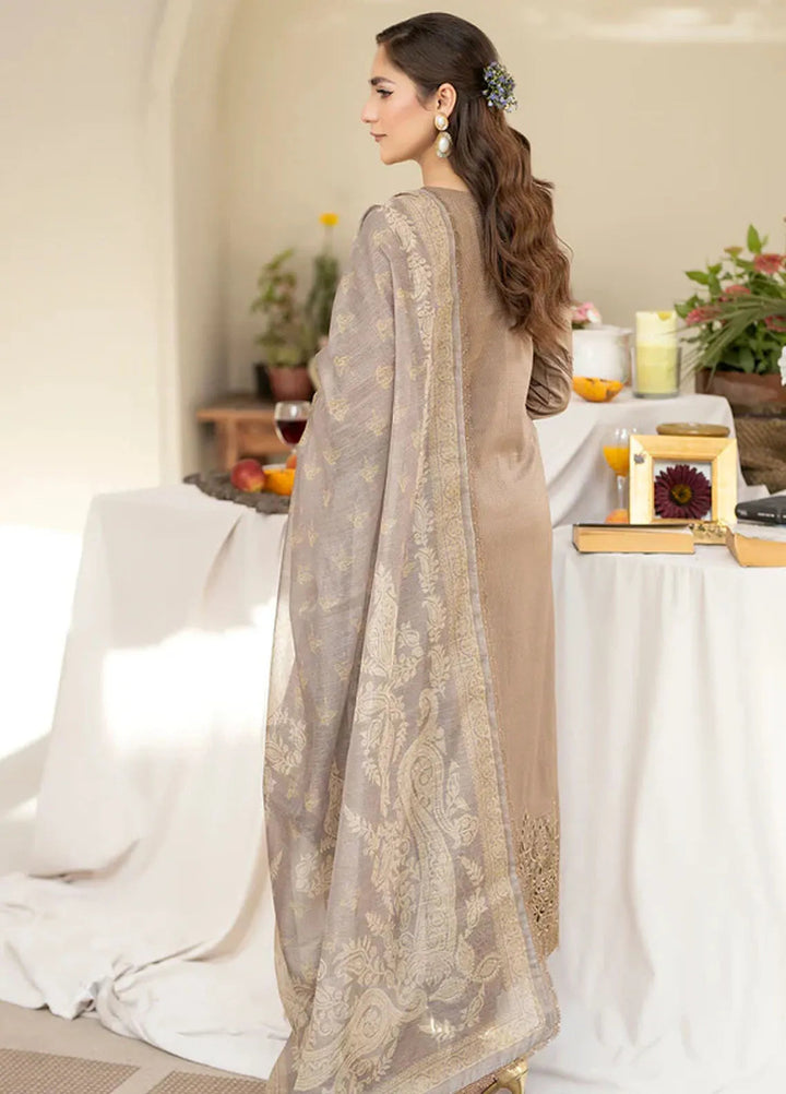 Zora By House Of Nawab Embroidered Lawn Suit Unstitched 3 Piece HON24Z FARQAD - Summer Collection