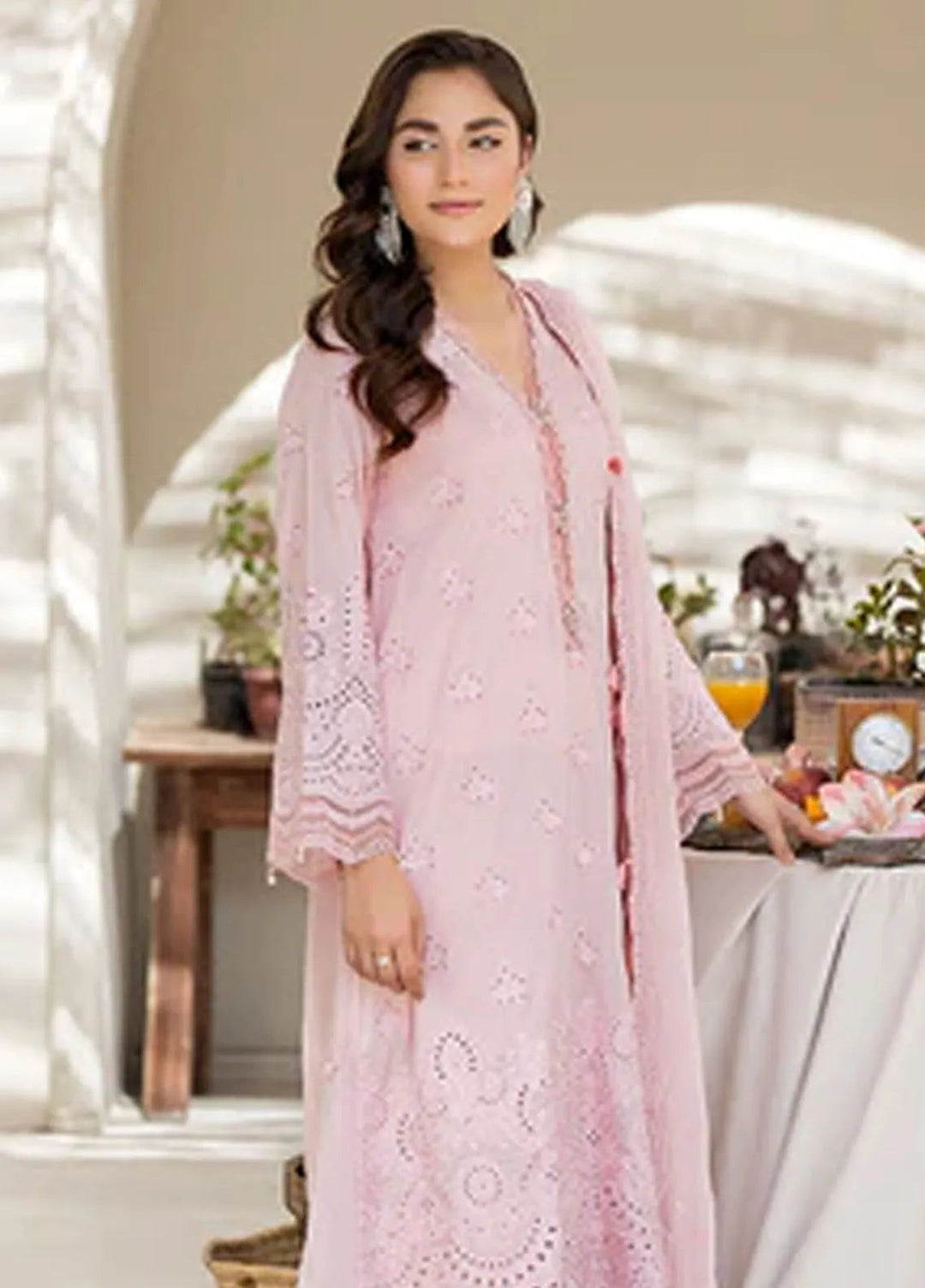 Zora By House Of Nawab Embroidered Lawn Suit Unstitched 3 Piece HON24Z VIREH - Summer Collection