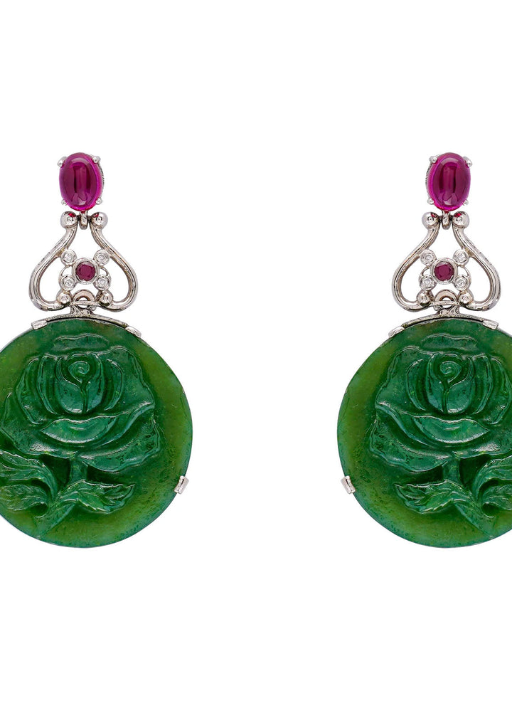 Zouhaira Earings Green Glamor