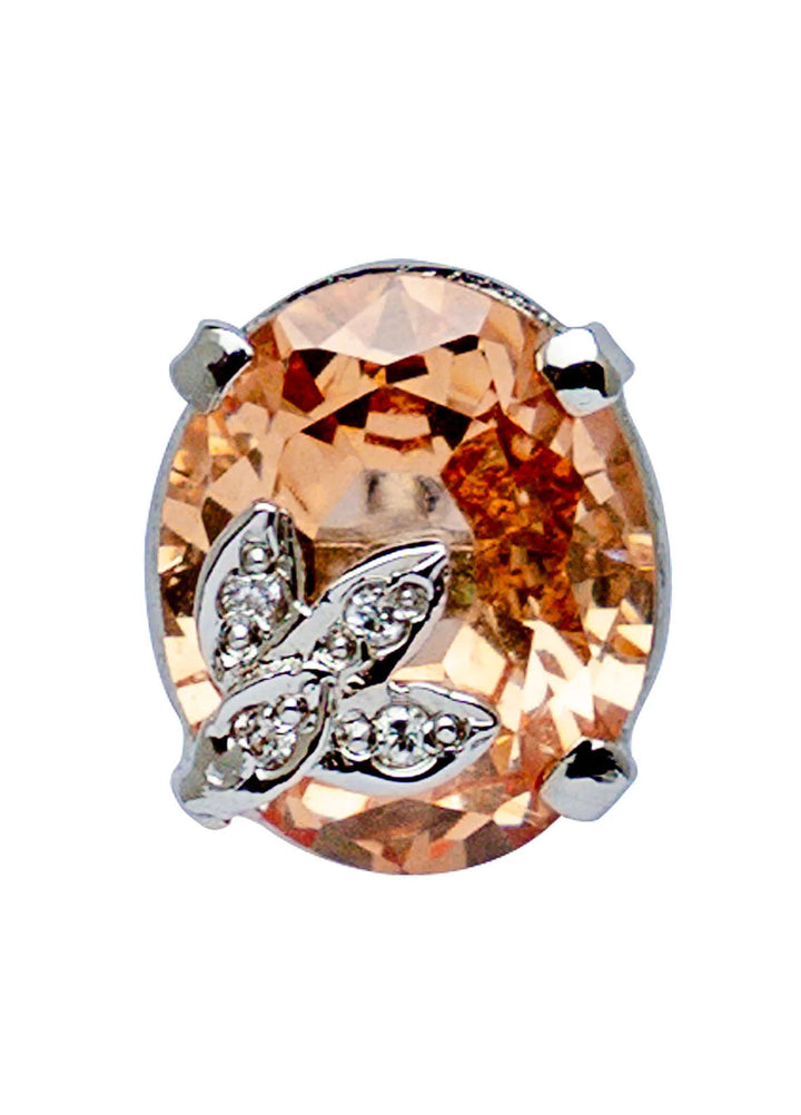 Zouhaira Earings Leaf Charm-Orange