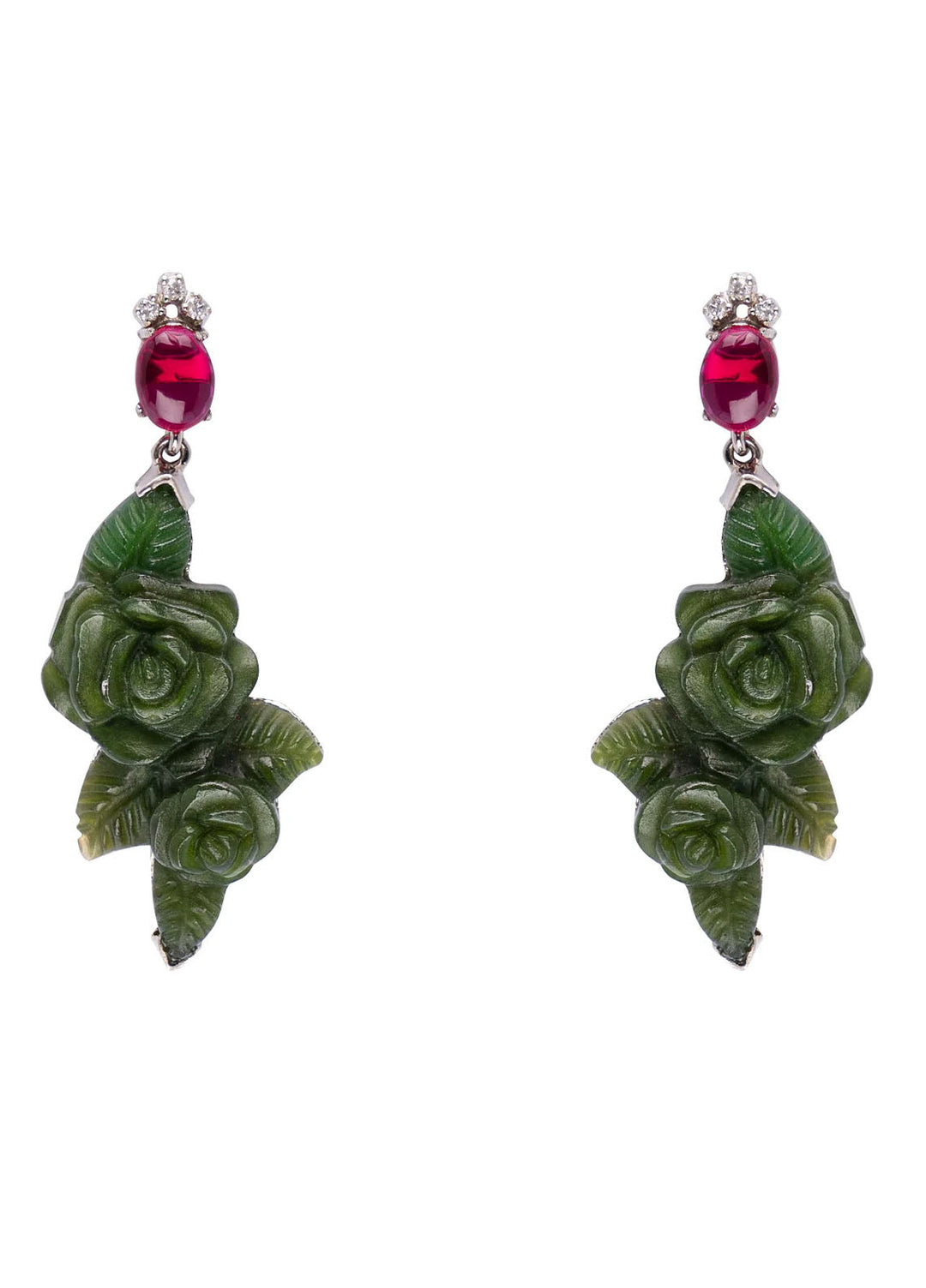 Zouhaira Earings Nephrite Glam