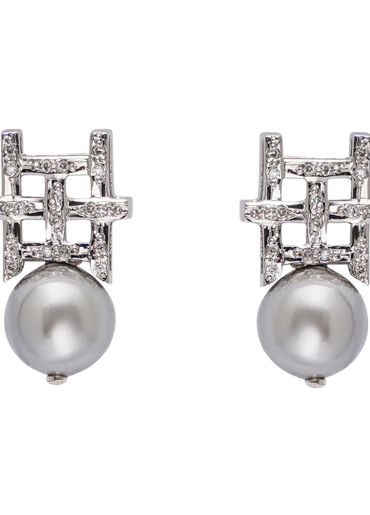 Zouhaira Earings Timeless Grace-Grey