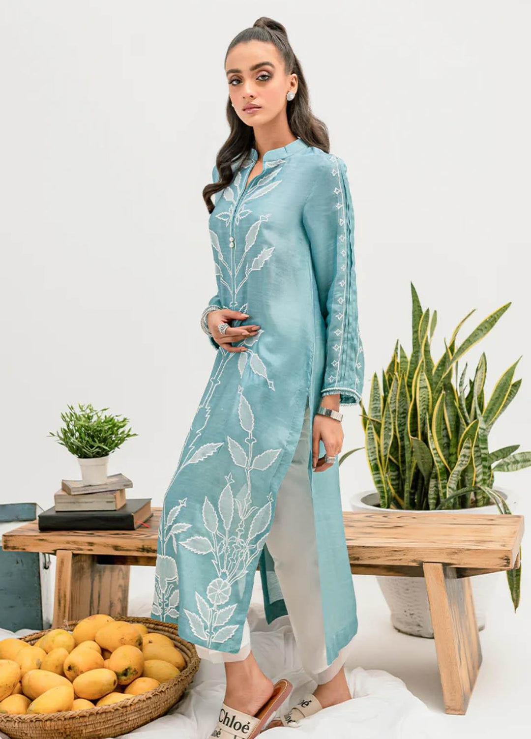 Zoya & Fatima Pret  Raw Silk 2 Piece Suit ZOF23P Livia