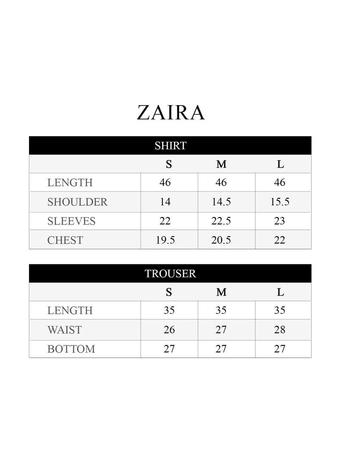 Zoya & Fatima Pret  Cotton 3 Piece Suit ZOF23P Zaira