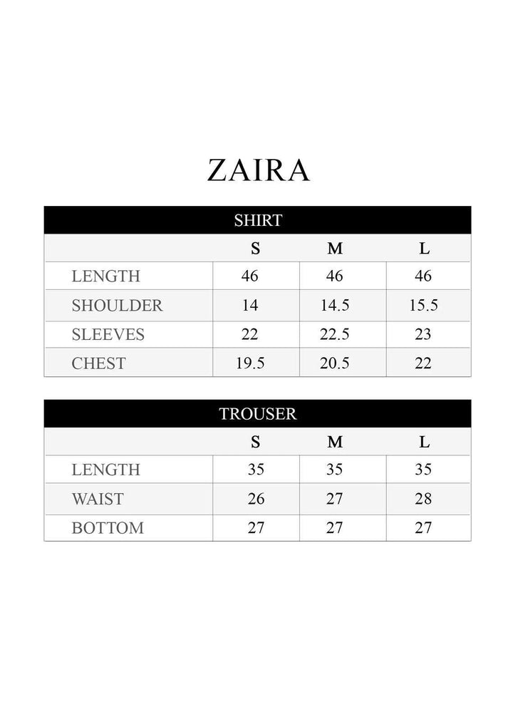 Zoya & Fatima Pret  Cotton 3 Piece Suit ZOF23P Zaira
