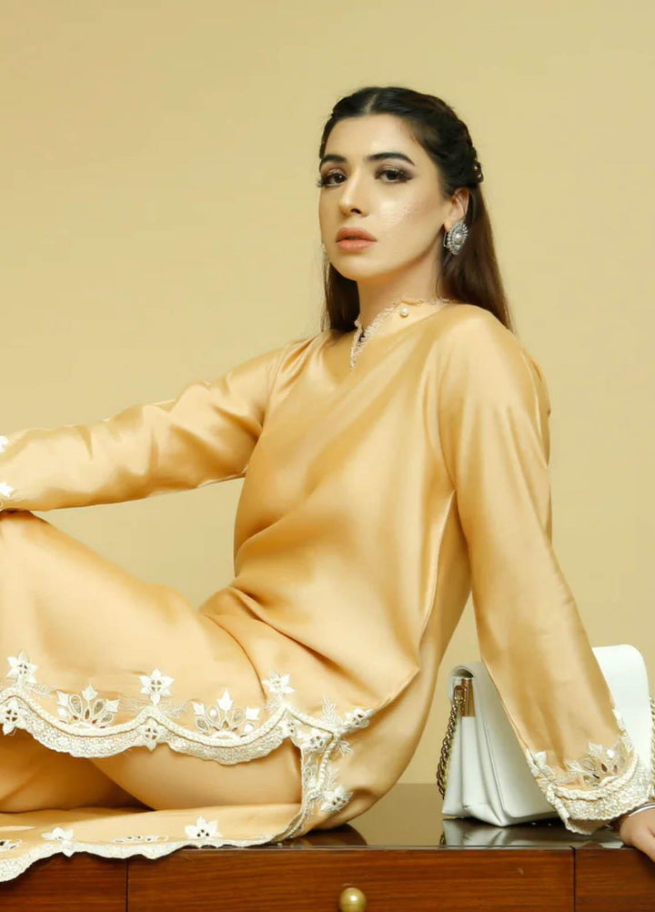 Zoya & Fatima Pret  Raw Silk 2 Piece Suit ZOF23P Macizo