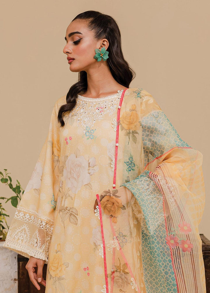 Zoya & Fatima Embroidered Lawn Suits Unstitched 3 Piece ZOF23SB ZF4-259 - Summer Collection