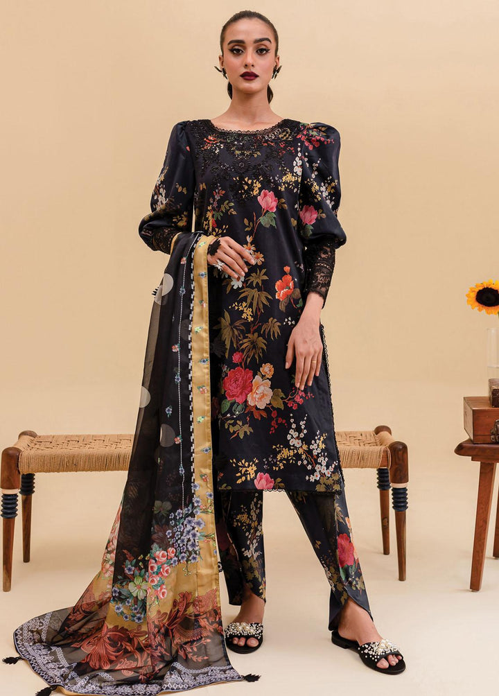 Zoya & Fatima Embroidered Lawn Suits Unstitched 3 Piece ZOF23SB ZF8-767 - Summer Collection