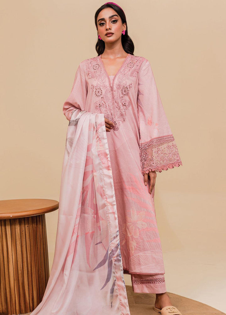 Zoya & Fatima Embroidered Lawn Suits Unstitched 3 Piece ZOF23SB ZF9-832 - Summer Collection