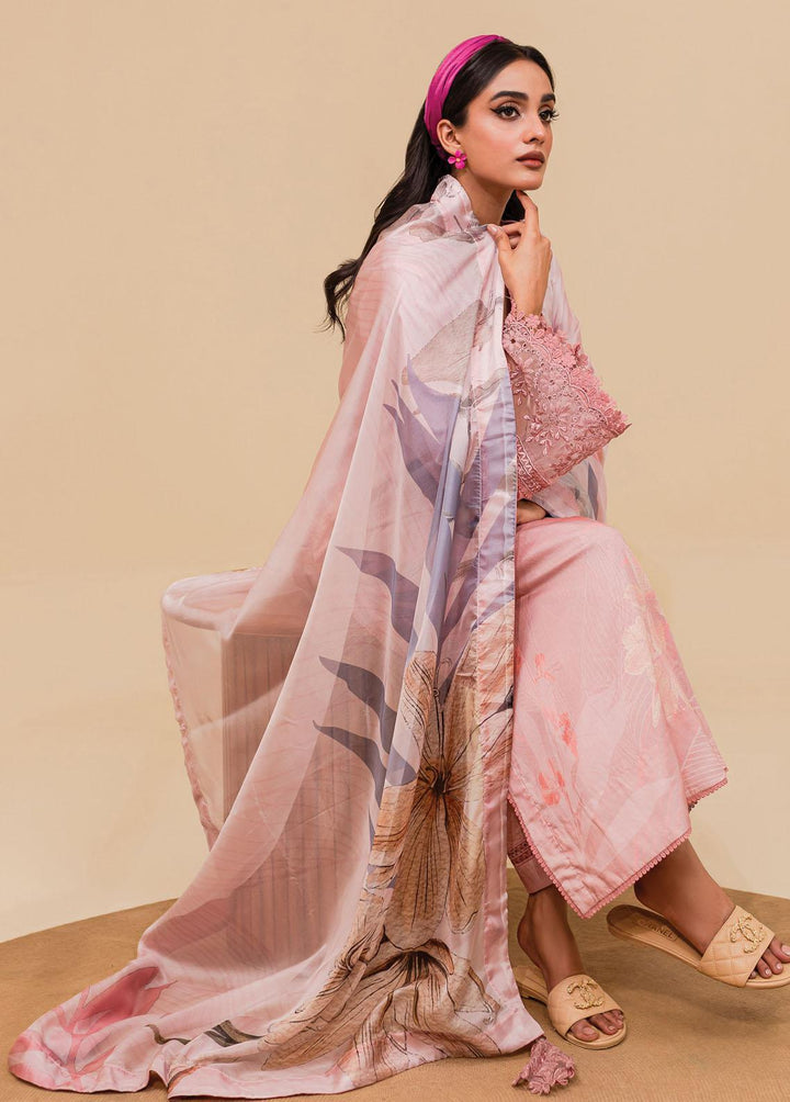 Zoya & Fatima Embroidered Lawn Suits Unstitched 3 Piece ZOF23SB ZF9-832 - Summer Collection