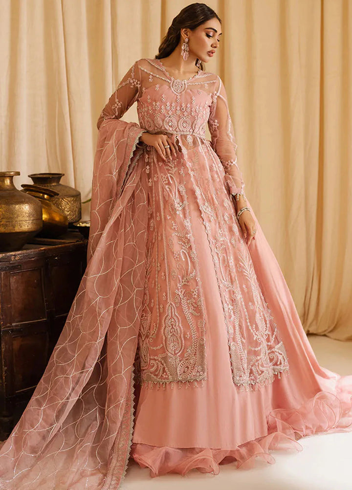 Zoya and Fatima Embroidered Net Suit Unstitched 4 Piece ZOF24FD Sijal - Formals Collection