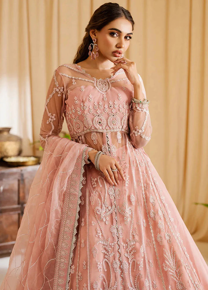 Zoya and Fatima Embroidered Net Suit Unstitched 4 Piece ZOF24FD Sijal - Formals Collection