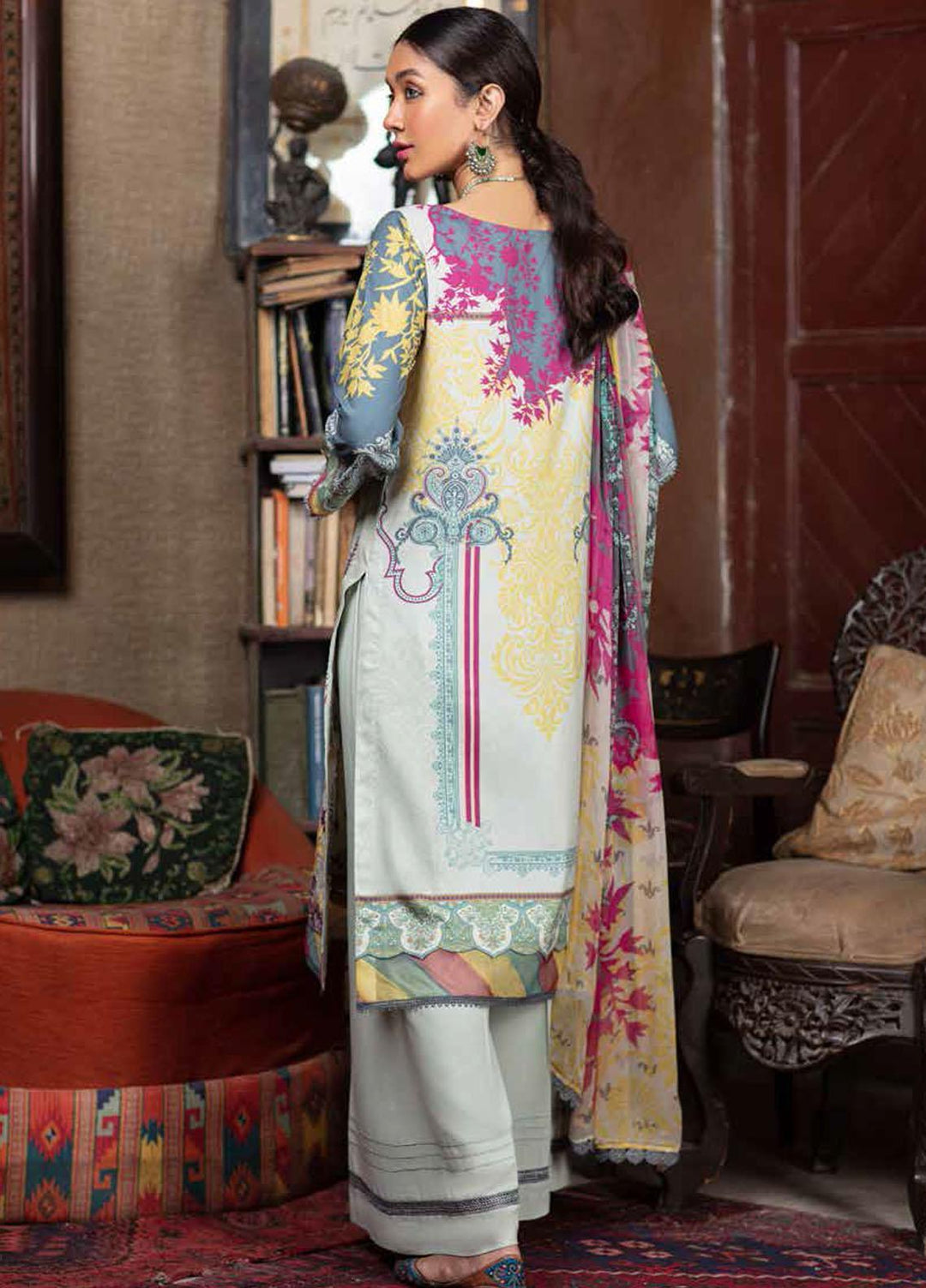 Zoya by Rang Rasiya Embroidered Linen Suits Unstitched 3 Piece RR21ZL 02 Mehar - Winter Collection