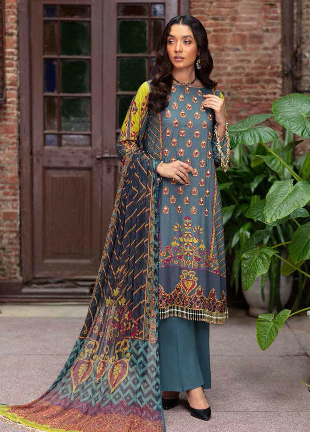 Zoya by Rang Rasiya Embroidered Linen Suits Unstitched 3 Piece RR21ZL 07 Sehr - Winter Collection