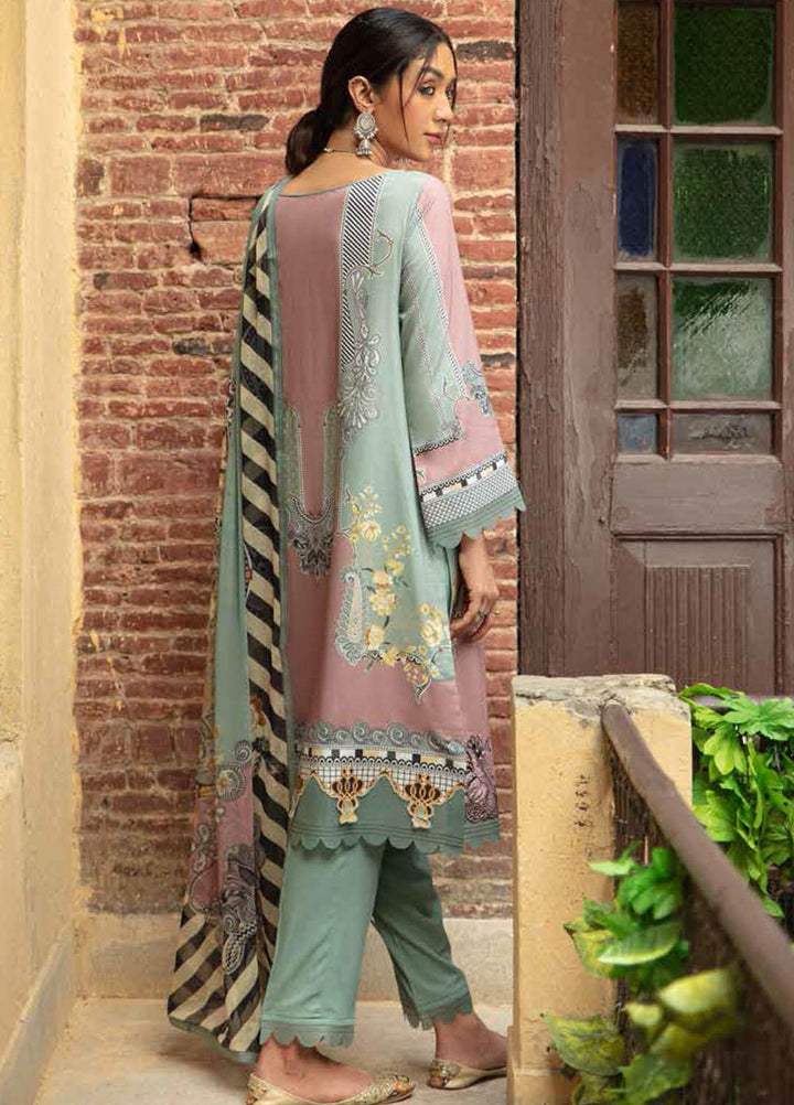 Zoya by Rang Rasiya Embroidered Linen Suits Unstitched 3 Piece RR21ZL 11 Mehtab - Winter Collection