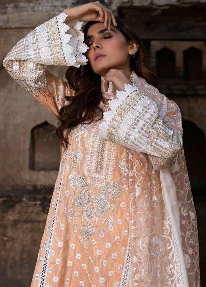 ZUNUJ Embroidered Jacquard Suits Unstitched 3 Piece ZJ22S 02 - Summer Collection