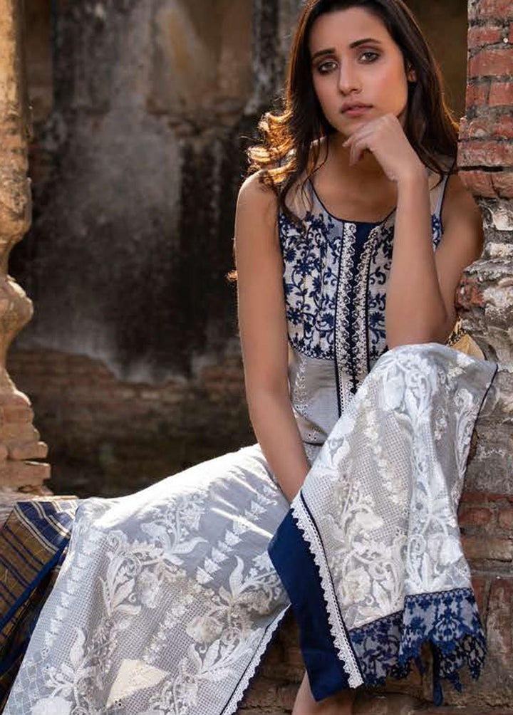 ZUNUJ Embroidered Jacquard Suits Unstitched 3 Piece ZJ22S 05 - Summer Collection