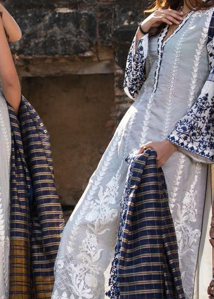 ZUNUJ Embroidered Jacquard Suits Unstitched 3 Piece ZJ22S 05 - Summer Collection