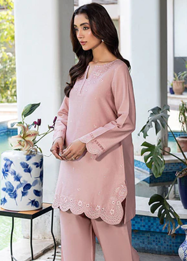 Zuri Pret Embroidered Lawn 2 Piece Suit Rehaaz ZP-03 Tea Pink