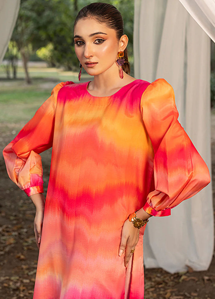 Zuri Pret Printed Lawn 2 Piece Suit Reem ZS-46 Pink