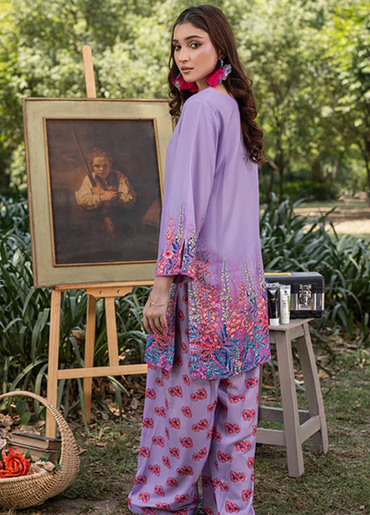Zuri Pret Printed Lawn 2 Piece Suit Siora ZS-44 Lavender