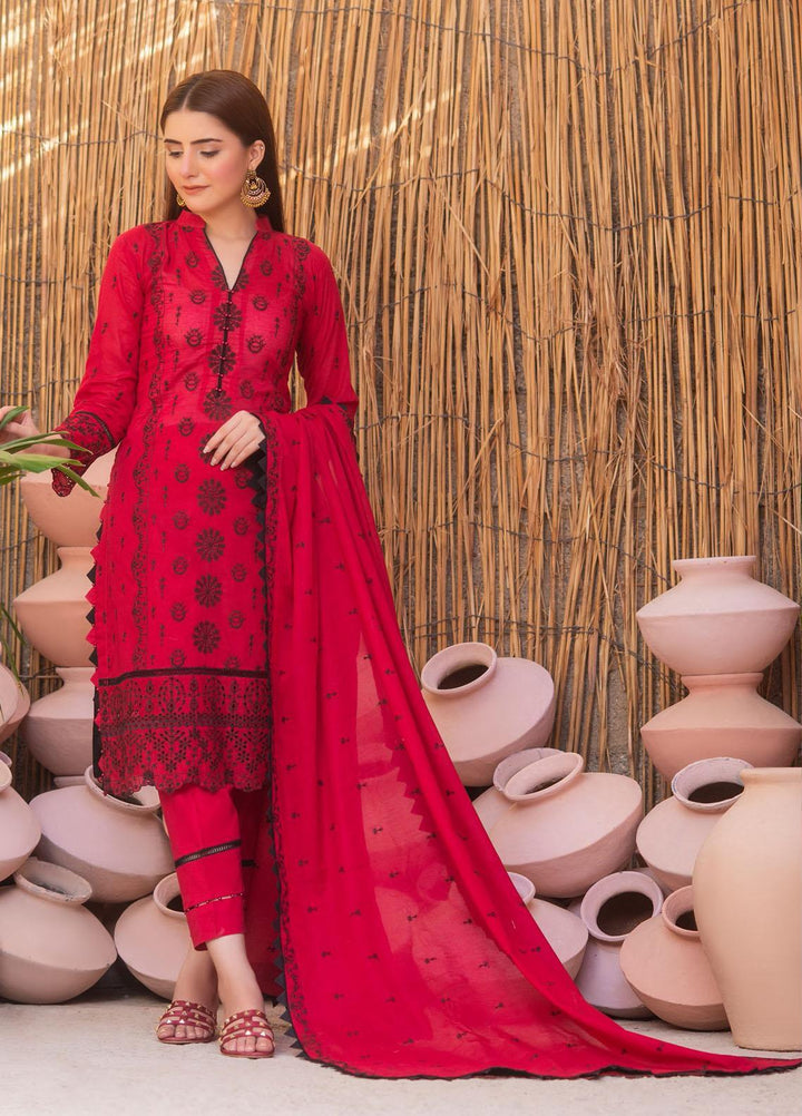 Zurr By AB Textiles Embroidered Lawn Suits Unstitched 3 Piece AB21ZCK 03 - Summer Collection